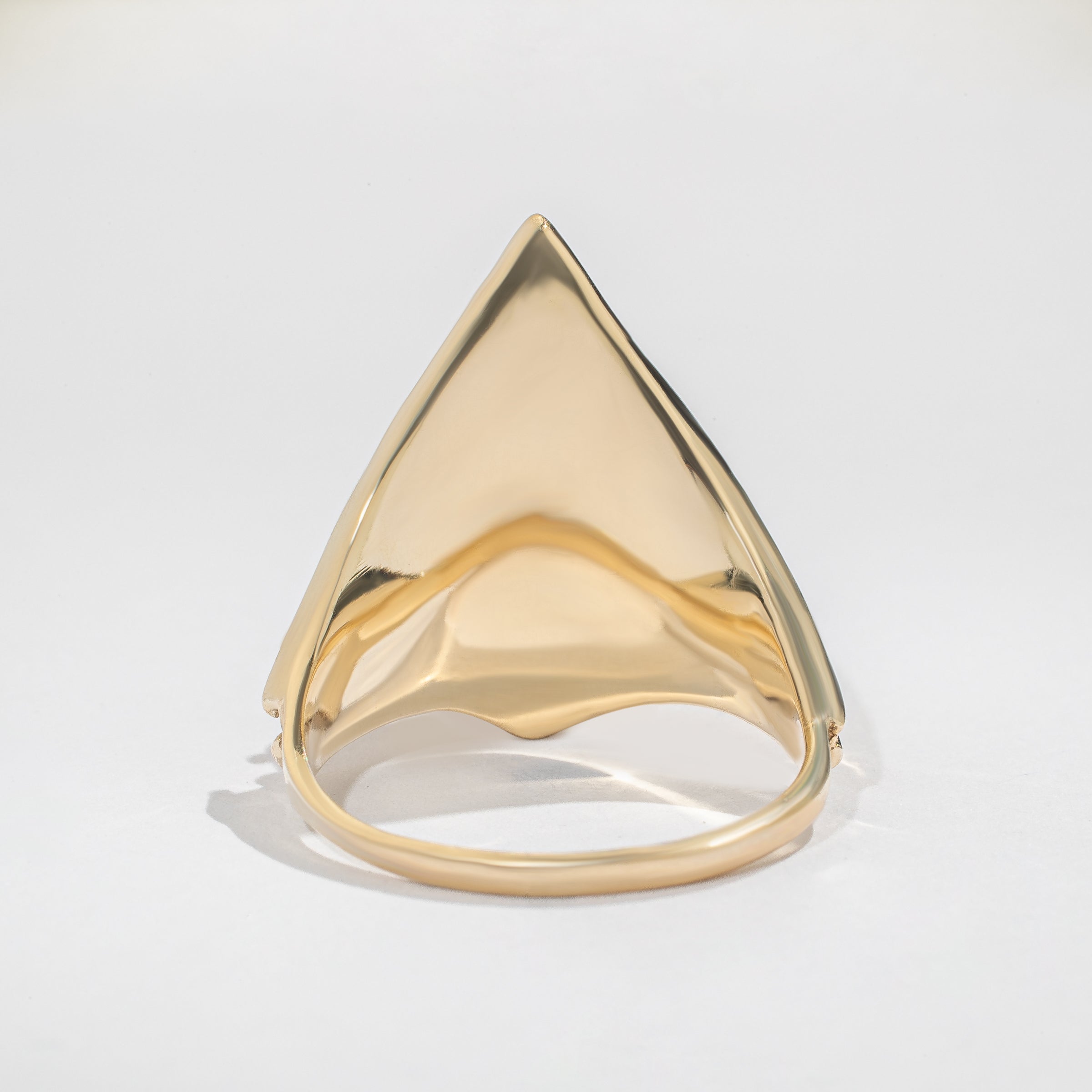 Shakti Ring - Blue Chalcedony - 14K Gold - Acid Queen Jewelry