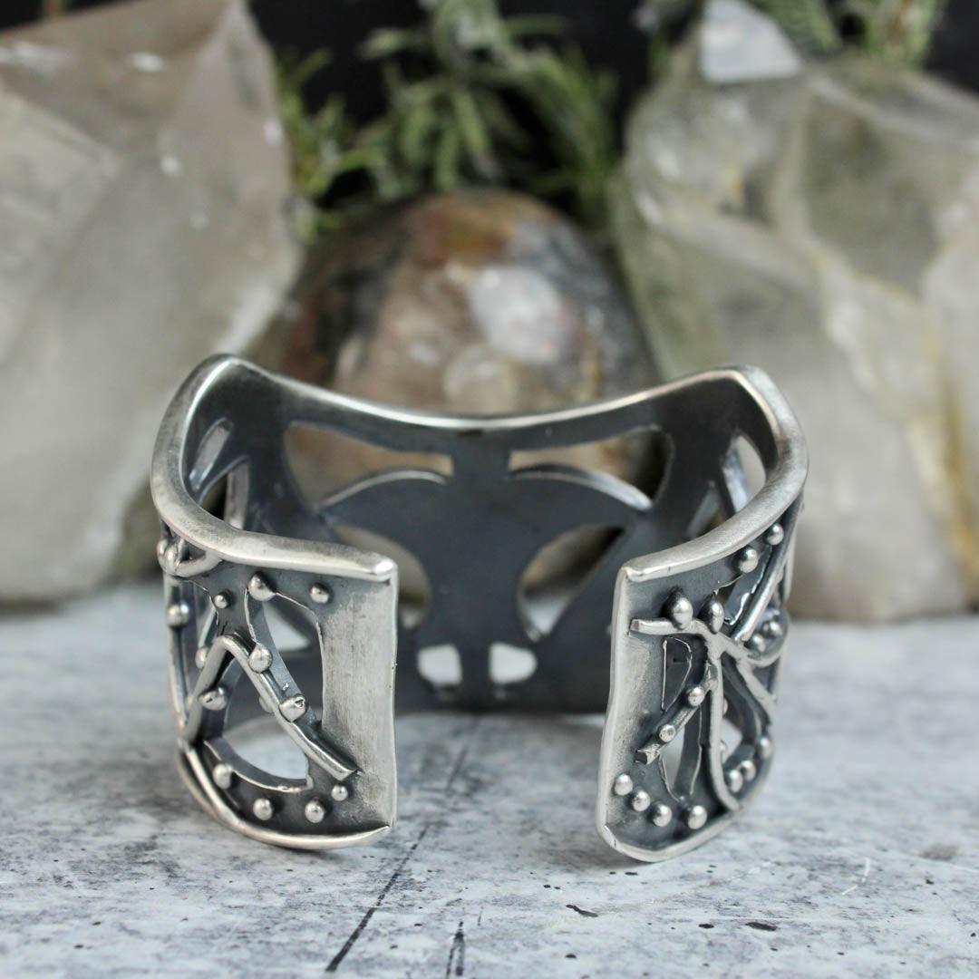 Moon Warrior Laced Cuff - Acid Queen Jewelry