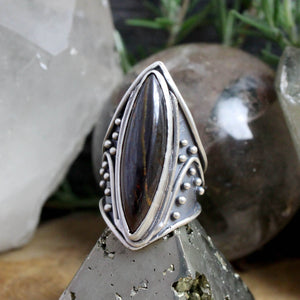 Warrior Ring // Tiger Iron - Size 9 - Acid Queen Jewelry