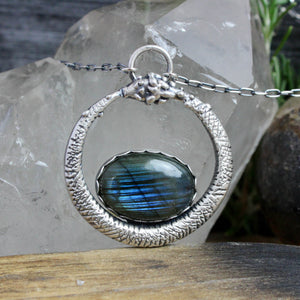 Serpent Queen Necklace // Labradorite - Acid Queen Jewelry