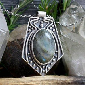 Voyager Necklace // Labradorite - Acid Queen Jewelry