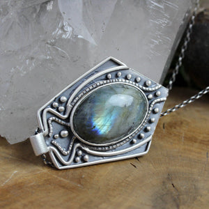 Voyager Necklace // Labradorite - Acid Queen Jewelry