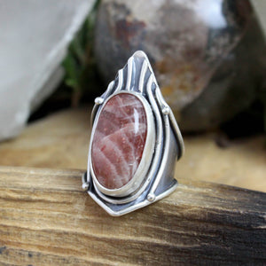 Warrior Ring // Sunstone - Size 8 - Acid Queen Jewelry