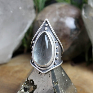 Warrior Ring // Green Quartz- Size 10 - Acid Queen Jewelry