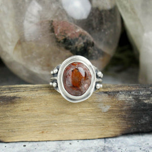 Warrior Ring // Mexican Fire Opal - Size 6