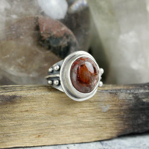 Warrior Ring // Mexican Fire Opal - Size 6