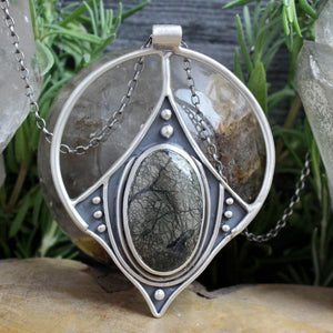 Conjurer Necklace // Pyrite - Acid Queen Jewelry
