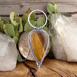 Voyager Pendant // Tiger Eye - Acid Queen Jewelry
