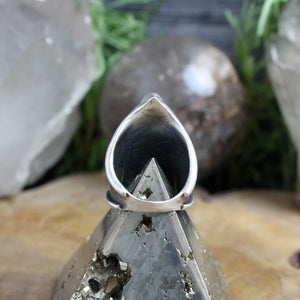 Warrior Ring // Kyanite - Size 8.5 - Acid Queen Jewelry