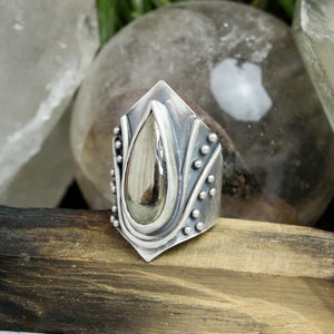 Warrior Ring //  Pyrite - Size 8