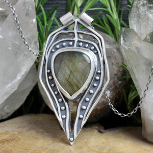 Voyager Necklace // Labradorite - Acid Queen Jewelry