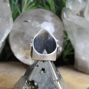 Warrior Ring // Green Quartz- Size 6.5 - Acid Queen Jewelry