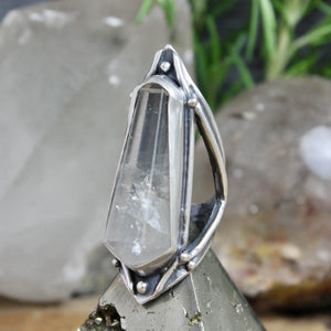 Amplifier Ring // Quartz - Size 7 - Acid Queen Jewelry