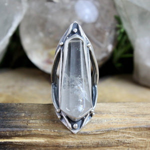 Amplifier Ring // Quartz - Size 7 - Acid Queen Jewelry