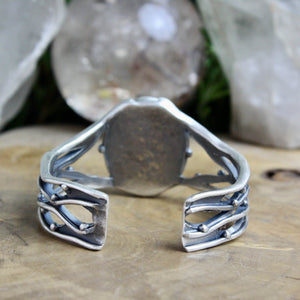 Warrior Laced Cuff // Black Onyx - Acid Queen Jewelry