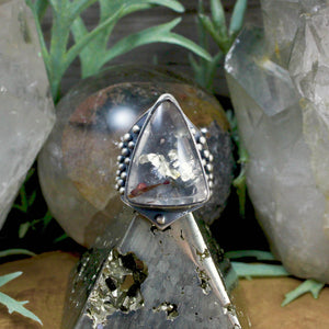 Warrior Ring // Lodolite - SIZE 9 - Acid Queen Jewelry