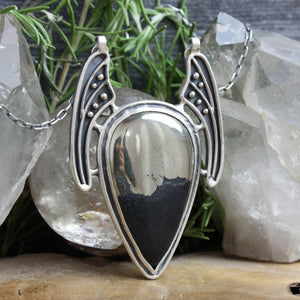 Prophetess Necklace // Pyrite - Acid Queen Jewelry