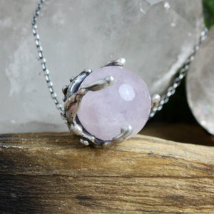 Sorceress Necklace //  Rose Quartz - Acid Queen Jewelry