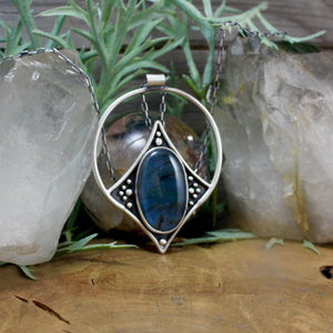 Conjurer Pendant // Labradorite - Acid Queen Jewelry