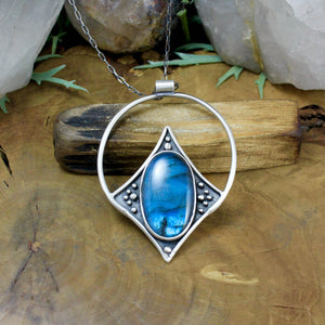 Conjurer Pendant // Labradorite - Acid Queen Jewelry
