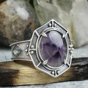 Warrior Cuff //Amethyst