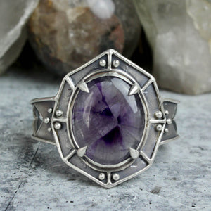 Warrior Cuff //Amethyst