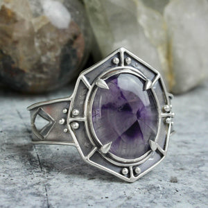 Warrior Cuff //Amethyst