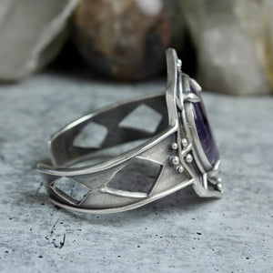 Warrior Cuff //Amethyst