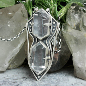 Double Amplified Necklace // Quartz