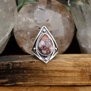 Warrior Ring // Mexican Fire Opal - SIZE 9 - Acid Queen Jewelry