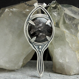 Circe's Scrying Mirror Necklace // Hypersthene