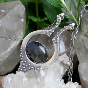 Kreia Necklace //   Labradorite - Acid Queen Jewelry