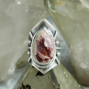 Warrior Ring // Mexican Fire Opal - Size 7