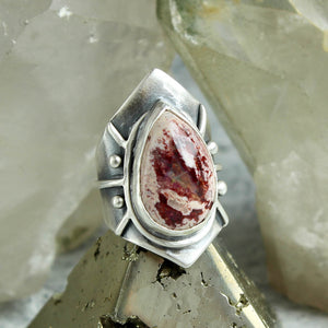 Warrior Ring // Mexican Fire Opal - Size 7