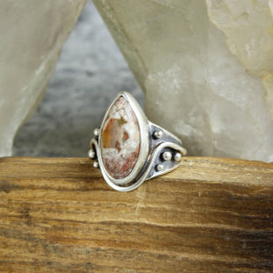 Warrior Ring // Mexican Fire Opal - Size 6.5