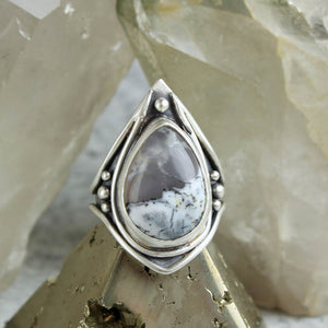 Warrior Ring // Dendritic Opal - Size 9