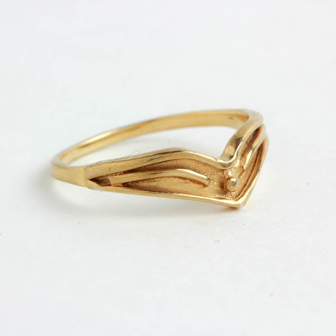 Sunna Ring - Stacker ring - 14K Gold - Acid Queen Jewelry