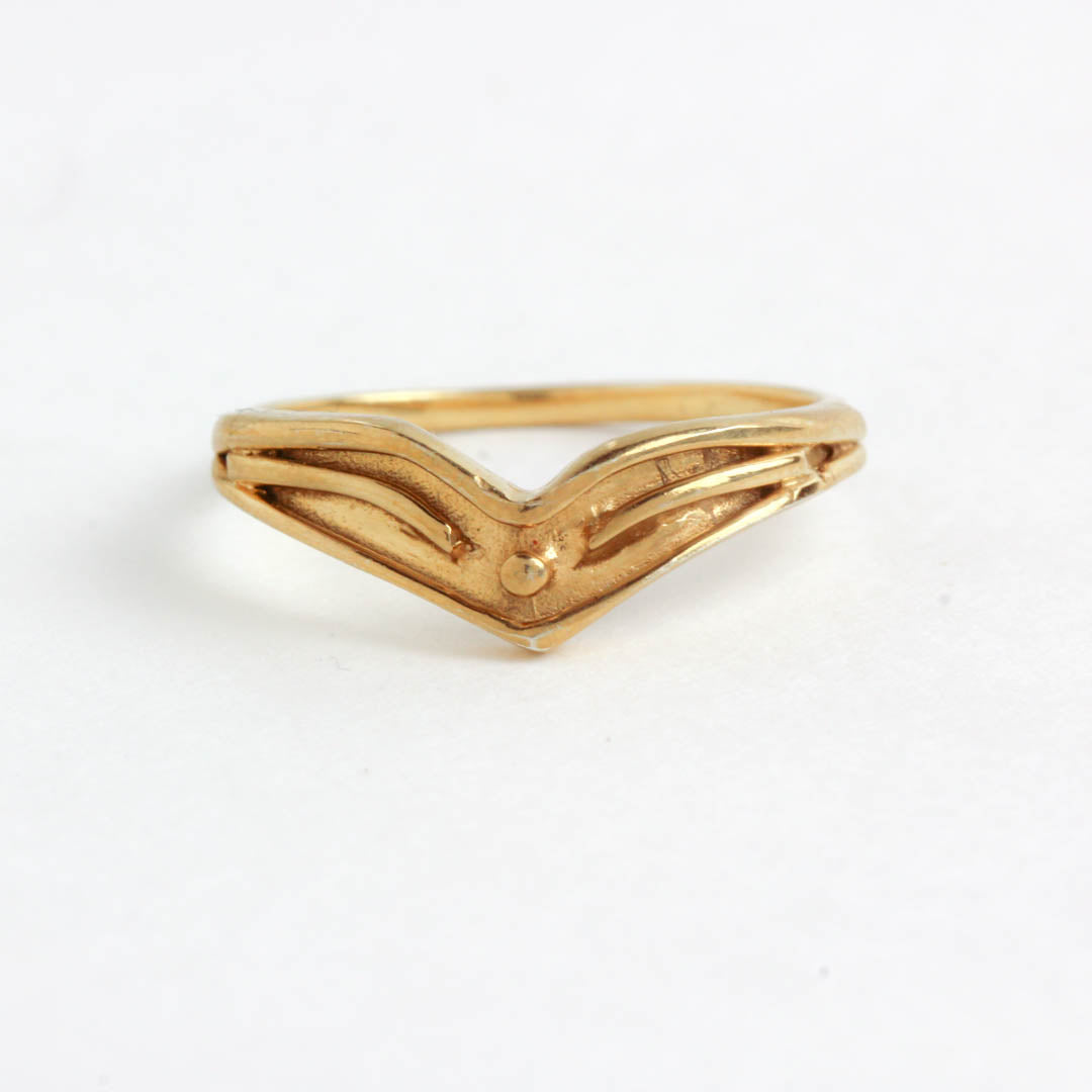 Sunna Ring - Stacker ring - 14K Gold - Acid Queen Jewelry