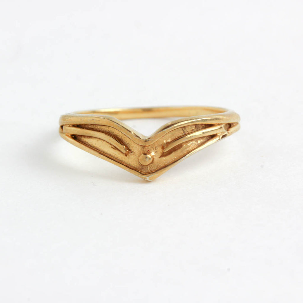 Sunna Ring - Stacker ring - 14K Gold - Acid Queen Jewelry