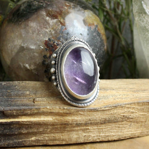 Warrior Ring // Amethyst - Size 9.5 - Acid Queen Jewelry