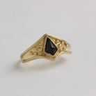 Brigid Ring - Black Spinel - 14K Gold - Acid Queen Jewelry