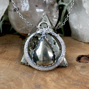 Serpent Queen Pendant // Chalcopyrite - Acid Queen Jewelry
