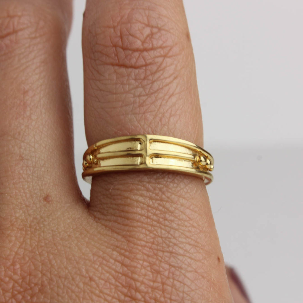 Olwen Ring - Stacker Ring - 14K Gold - Acid Queen Jewelry