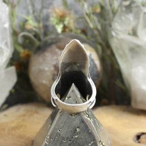 Warrior Shield Ring // Agate - Size 10