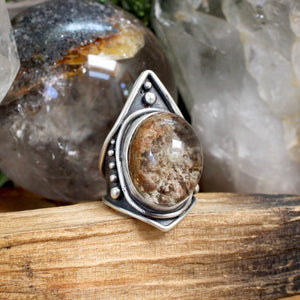 Warrior Ring // Lodolite - Size 8 - Acid Queen Jewelry