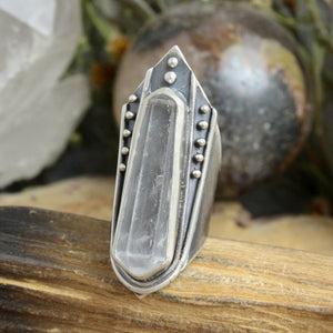 Amplifier Ring // Quartz - Size 9