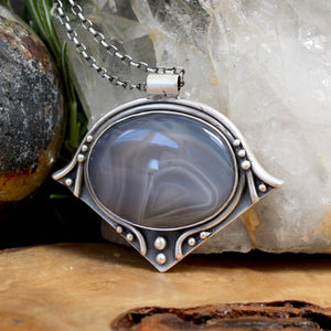 Voyager Pendant // Agate - Acid Queen Jewelry
