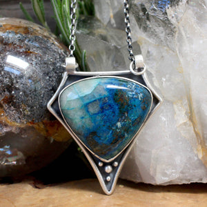 Voyager Pendant // Shattuckite - Acid Queen Jewelry