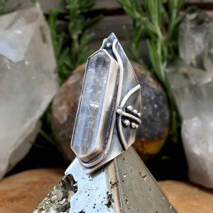 Amplifier Ring // Quartz - Size 8 - Acid Queen Jewelry