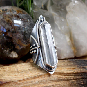 Amplifier Ring // Quartz - Size 8 - Acid Queen Jewelry